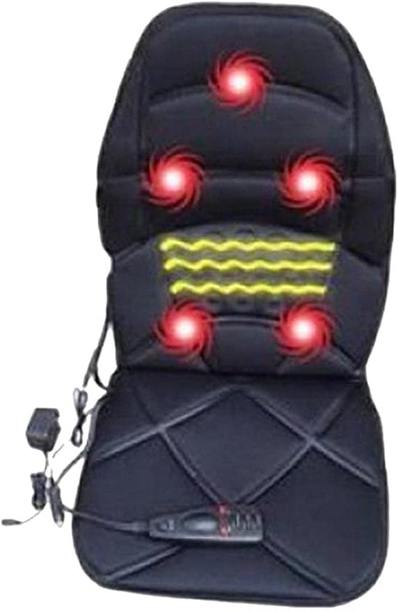 Massage Chair Cushion Vibration Soft Full Body Back Neck Massage Pad Portable Mat Home Office Car Use Relaxation - SHOPPING YARD