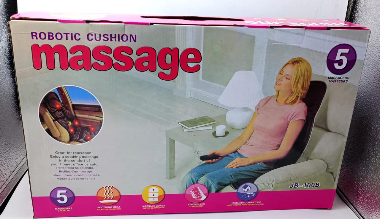 Massage Chair Cushion Vibration Soft Full Body Back Neck Massage Pad Portable Mat Home Office Car Use Relaxation - SHOPPING YARD