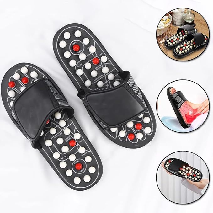 Sugar Patients Acupressure Slippers Foot Therapy Massager