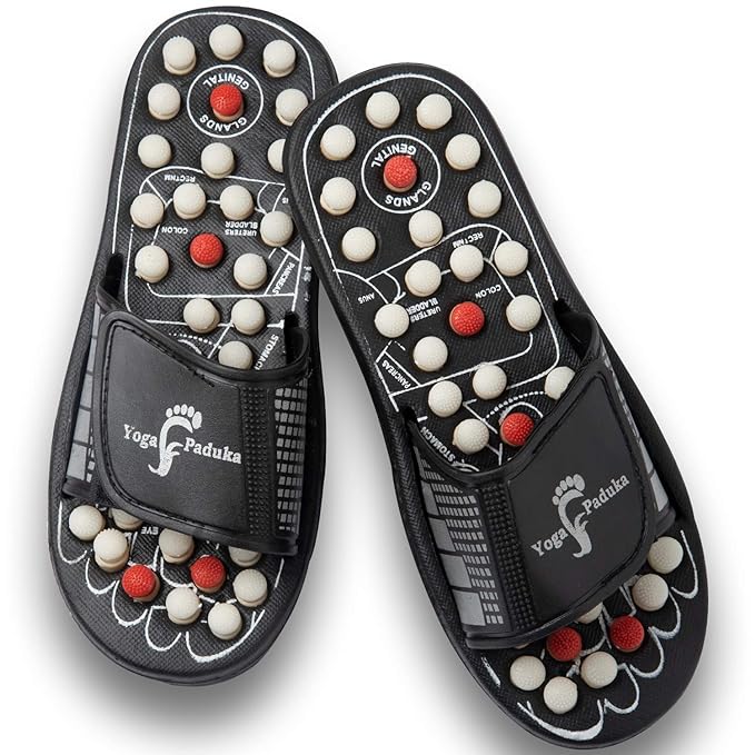 Sugar Patients Acupressure Slippers Foot Therapy Massager