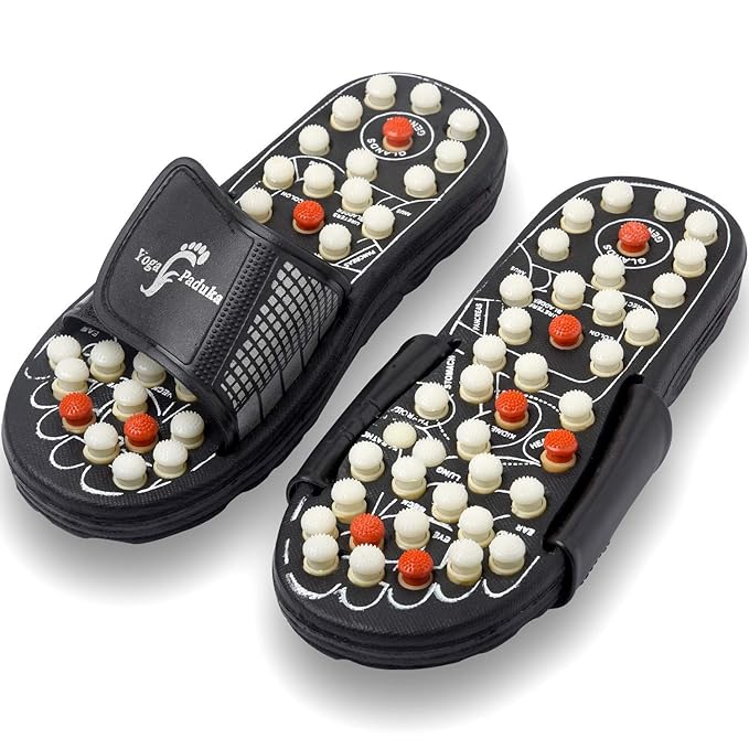 Sugar Patients Acupressure Slippers Foot Therapy Massager