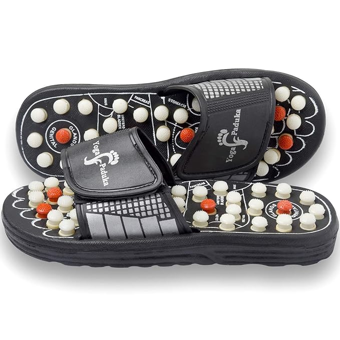 Sugar Patients Acupressure Slippers Foot Therapy Massager