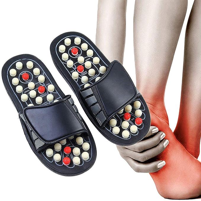 Sugar Patients Acupressure Slippers Foot Therapy Massager