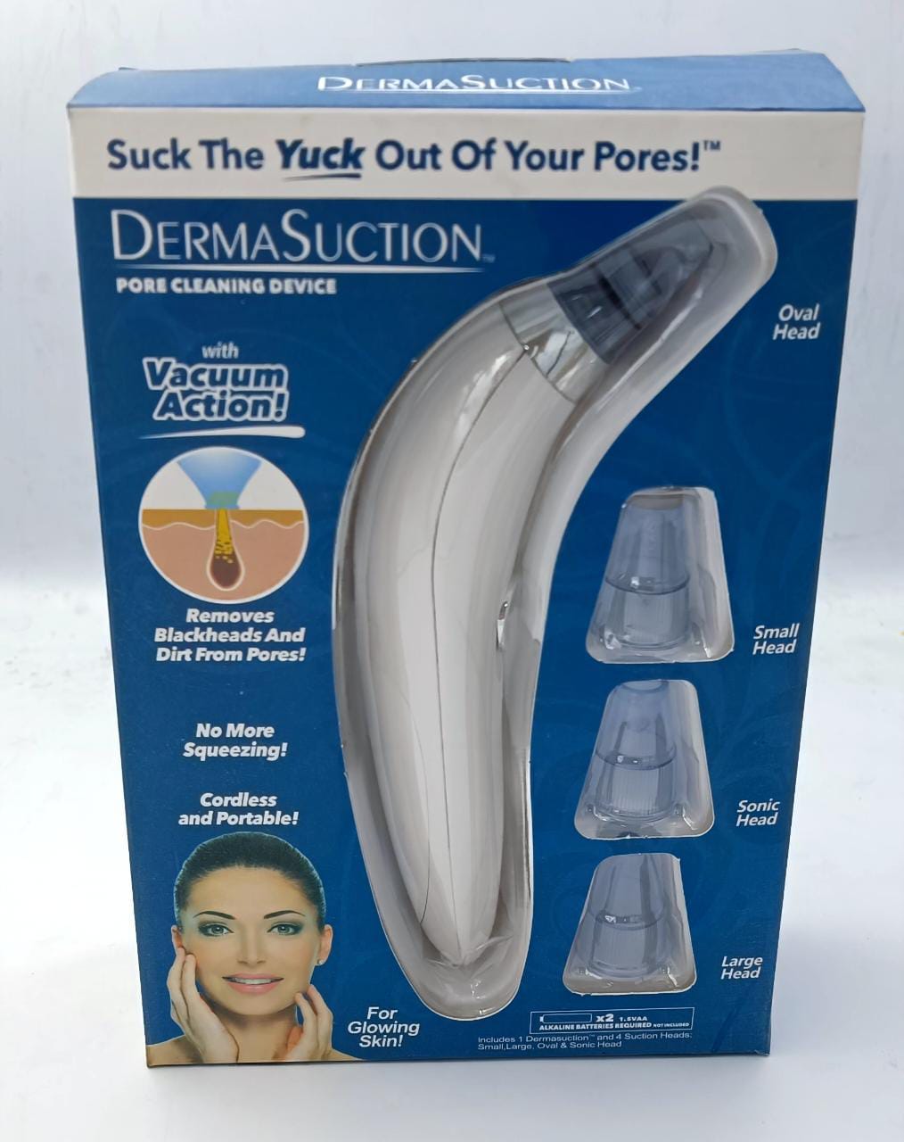 Women's Fashion Electric Blackhead Remover and Pore Cleanser for Facial Beauty and Exfoliation - SHOPPING YARD