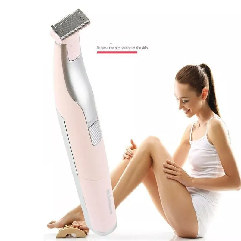 Electric Lady Shaver Hair Removal Apparatus Whole Body Washing Shaving Knife Dry Battery Male Shaver Cross-border - SHOPPING YARD