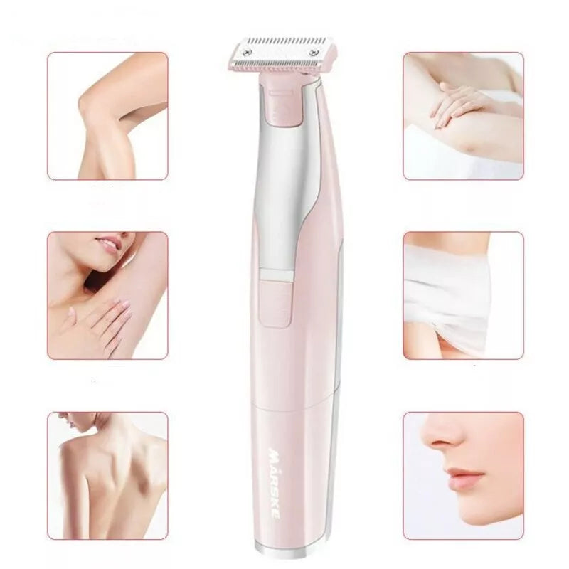 Electric Lady Shaver Hair Removal Apparatus Whole Body Washing Shaving Knife Dry Battery Male Shaver Cross-border - SHOPPING YARD