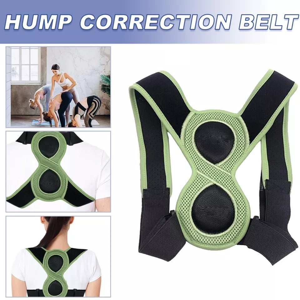 Shaped Posture Corrector for Kids Adults Adjustable Upper Back Brace Support - SHOPPING YARD