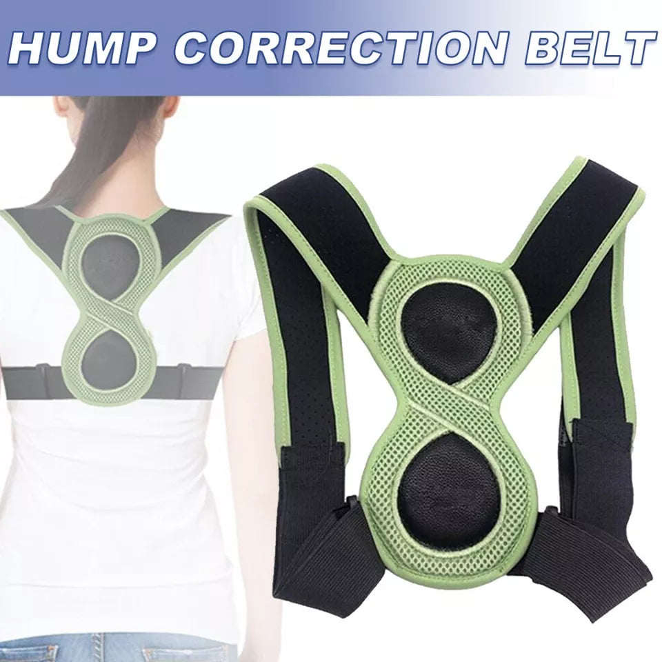 Shaped Posture Corrector for Kids Adults Adjustable Upper Back Brace Support - SHOPPING YARD