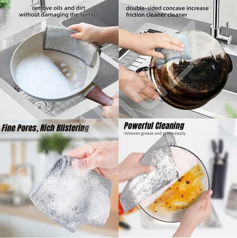 Multipurpose Wire Dishwashing Rags ( Pack Of 20)