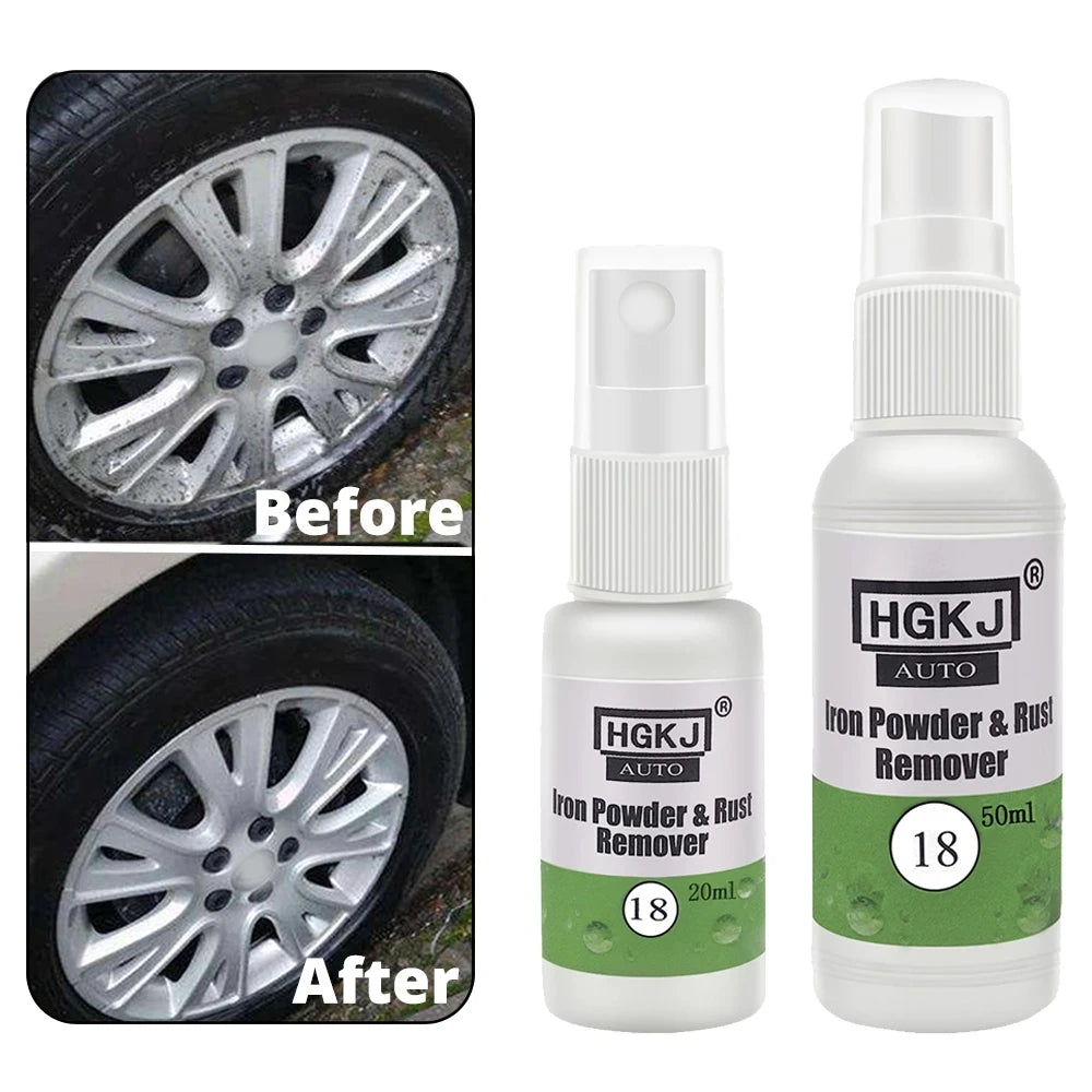 HGKJ-18 – 50ml Car Paint & Wheel Rust Remover Spray | Iron Powder & Rust Cleaner