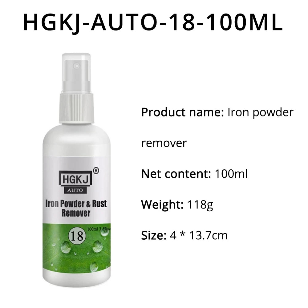 HGKJ-18 – 50ml Car Paint & Wheel Rust Remover Spray | Iron Powder & Rust Cleaner