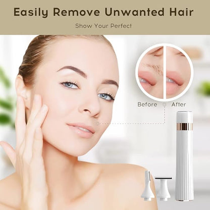 Ladies barber set 3-in-1 multifunctional shaver full-body shaver electric eyebrow trimmer washable hair removal - SHOPPING YARD