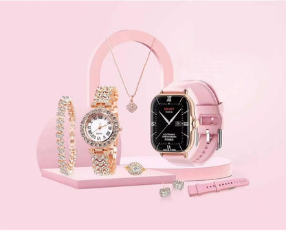 7-in-1 Smart Watch Gift Set for Women