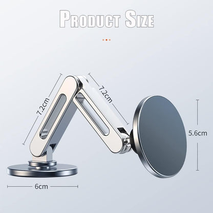 360° Magnetic Car Phone Holder – Rotating Metal Aluminum Alloy Mount