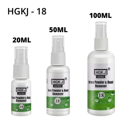 HGKJ-18 – 50ml Car Paint & Wheel Rust Remover Spray | Iron Powder & Rust Cleaner
