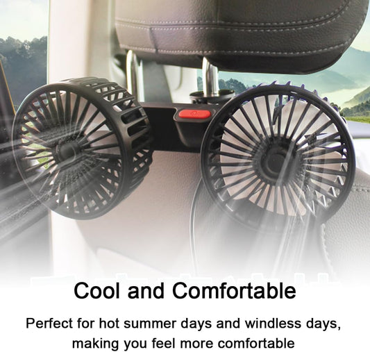 12V24V Car Rear Electric Fan Multifunctional Adjustment Of Large Wind