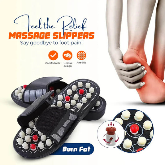 Sugar Patients Acupressure Slippers Foot Therapy Massager