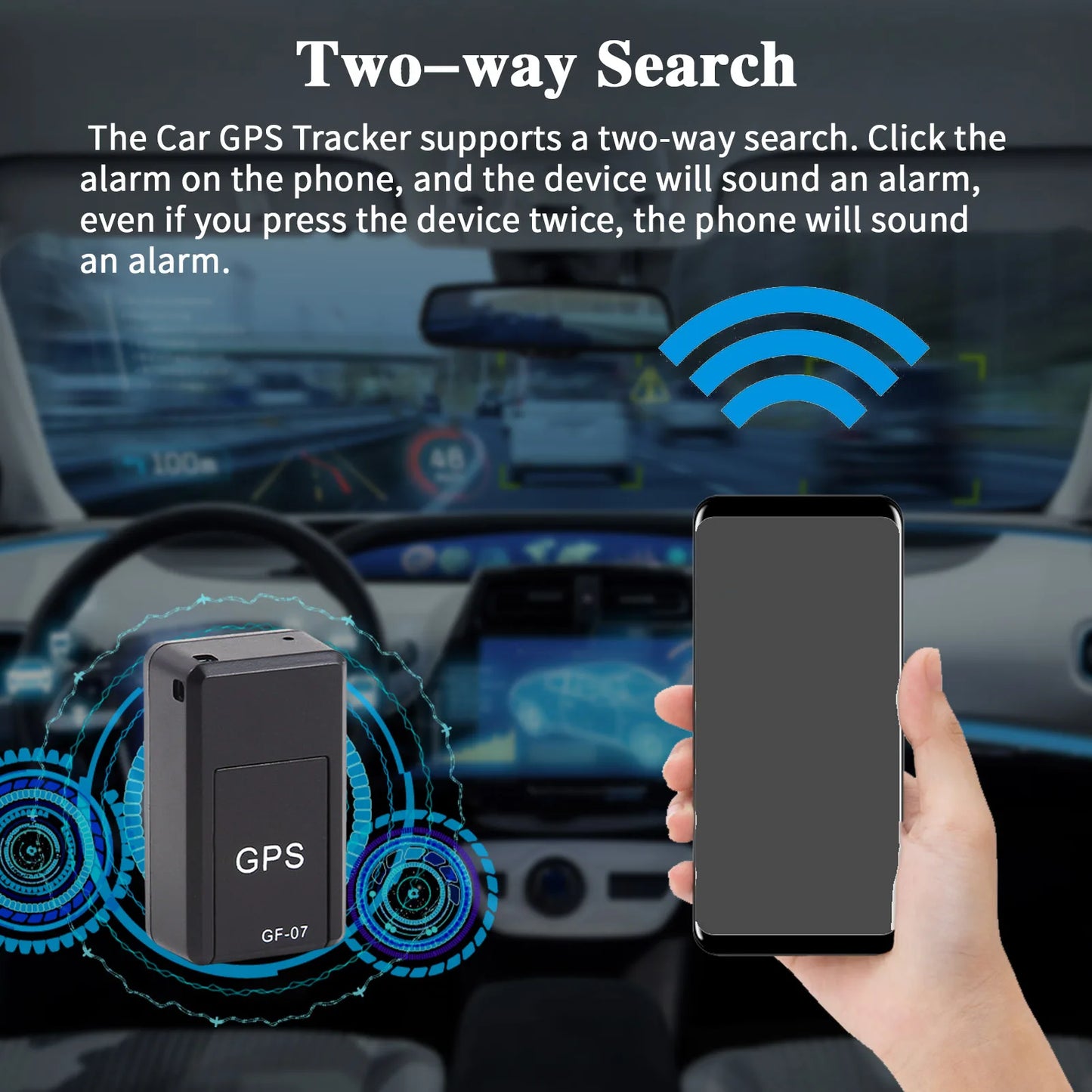 GF-07 Mini GPS Tracker Real-Time Magnetic Tracking Device