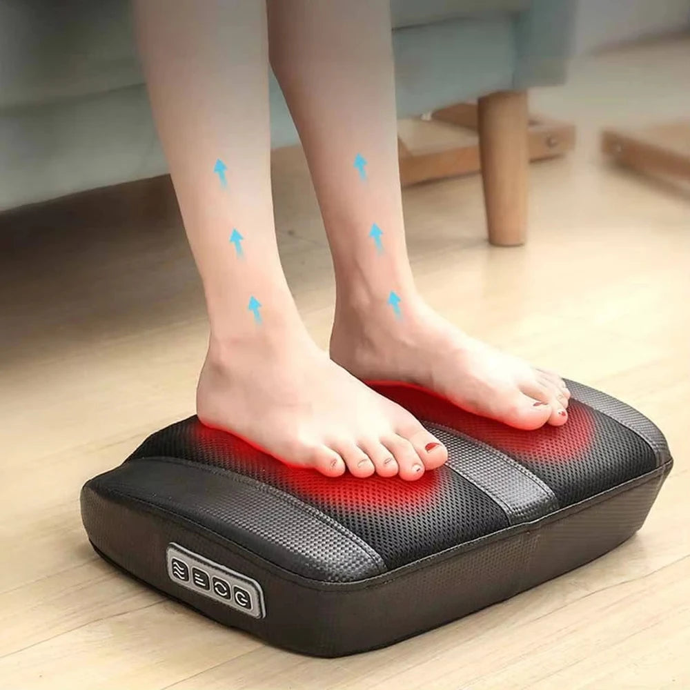 Blood Circulation Electric Heated Machine Healthy Heating Foot Massager