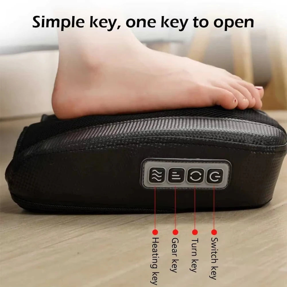 Blood Circulation Electric Heated Machine Healthy Heating Foot Massager