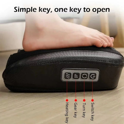 Blood Circulation Electric Heated Machine Healthy Heating Foot Massager
