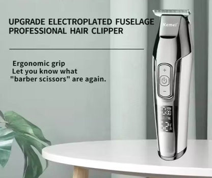 Kemei Professional Hair Trimmer for Men | Beard Grooming &amp; Hair Clipper - SHOPPING YARD