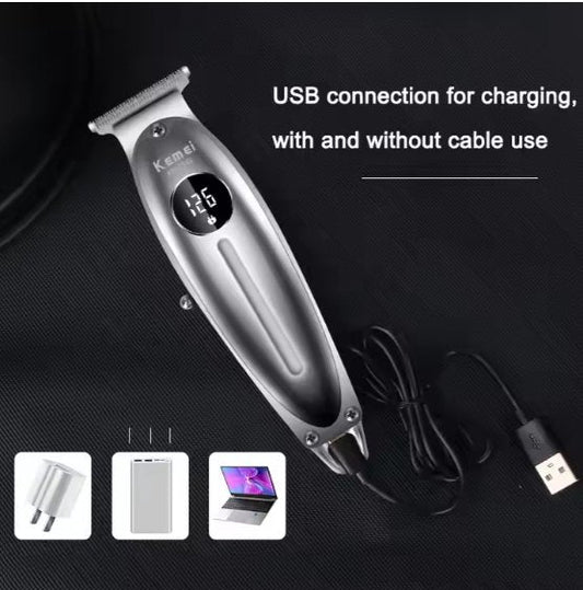 Kemei 1948 Electric Barber Full Metal Housing Hair Trimmer for Men - SHOPPING YARD
