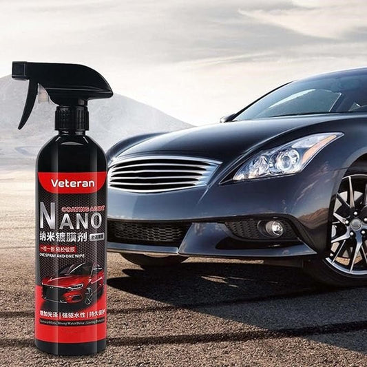 Nano Ceramic Car Coating Spray - 6 Months Protection and High Gloss Shine