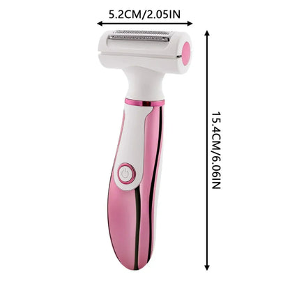 Women Epilators Electric Razor Shaver for Women,4 in 1 Painless Body Trimmer and Facial Hair Remover, Rechargeable Led Display - SHOPPING YARD