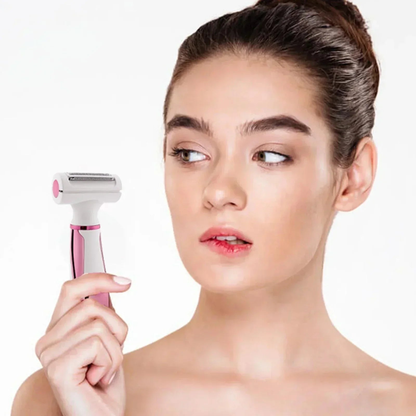 Women Epilators Electric Razor Shaver for Women,4 in 1 Painless Body Trimmer and Facial Hair Remover, Rechargeable Led Display - SHOPPING YARD