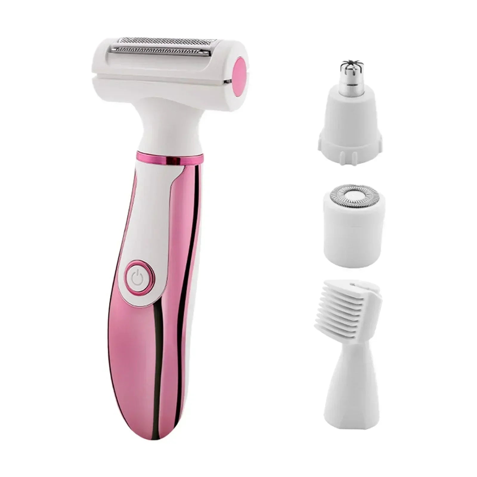 Women Epilators Electric Razor Shaver for Women,4 in 1 Painless Body Trimmer and Facial Hair Remover, Rechargeable Led Display - SHOPPING YARD