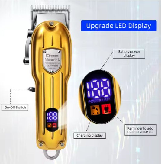 Electric Fader Razor - Professional Cordless Hair & Beard Grooming Tool - SHOPPING YARD