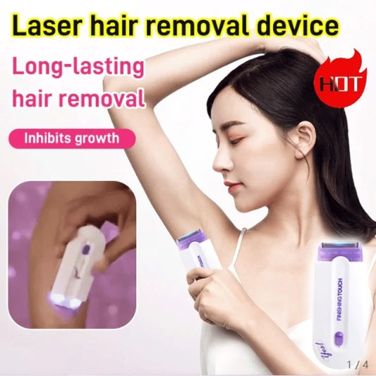 Women's Portable Mini Electric Hair Removal Device USB Charging Non Skin Damaging Intelligent Hair Removal Device - SHOPPING YARD