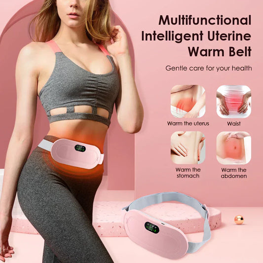 Portable Heating Pad Menstrual Heating Massager Belt Abdominal Belt Period Relief Thermal Massager Belly Warm Palace Belt - SHOPPING YARD