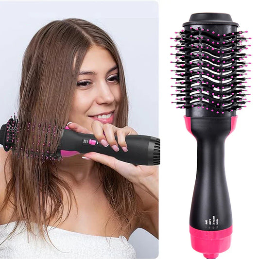3-in-1 One Step Hot Air Brush Hair Dryer, Styler & Volumizer - SHOPPING YARD