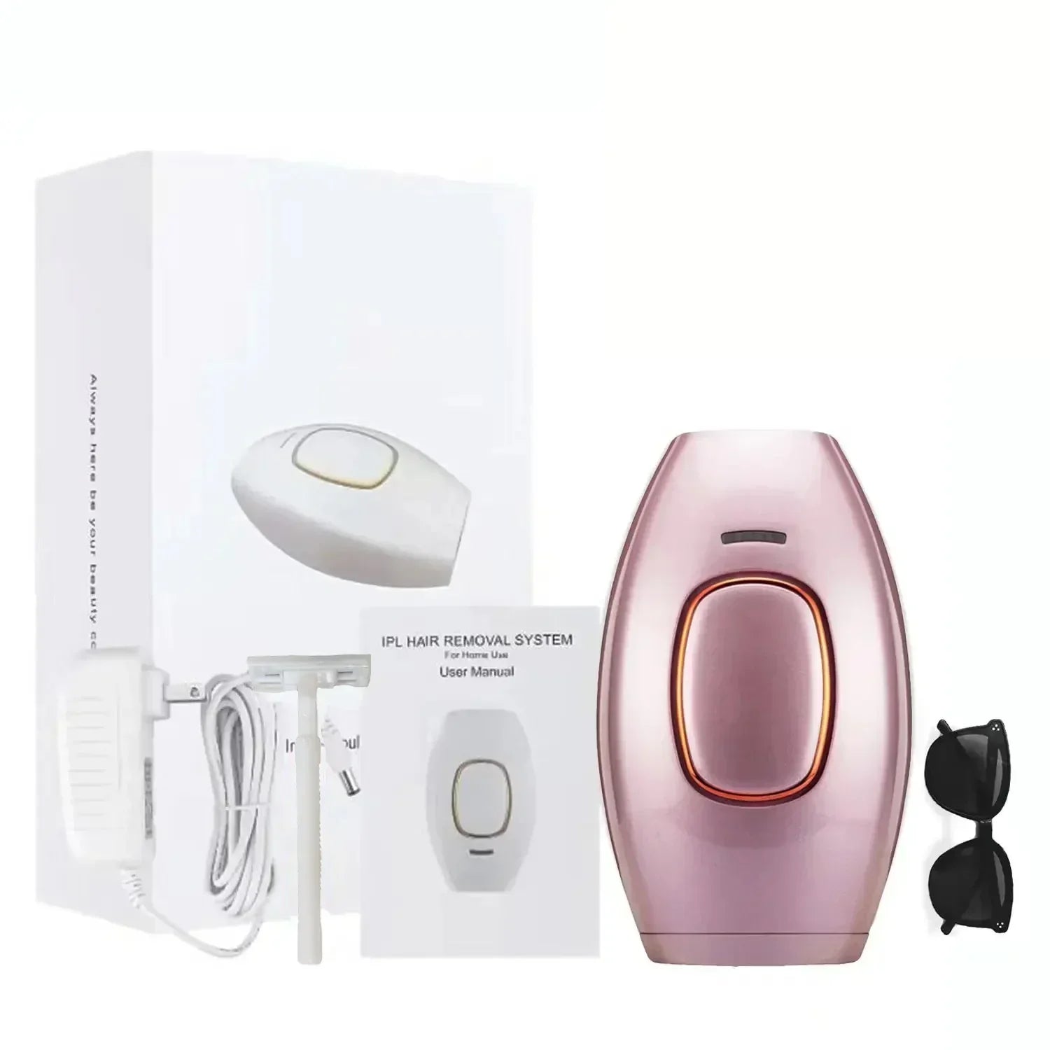 IPL Hair Removal Laser Epilator – Permanent Painless Hair Removal for Women, Portable & Efficient for Face, Body, Bikini Area - SHOPPING YARD