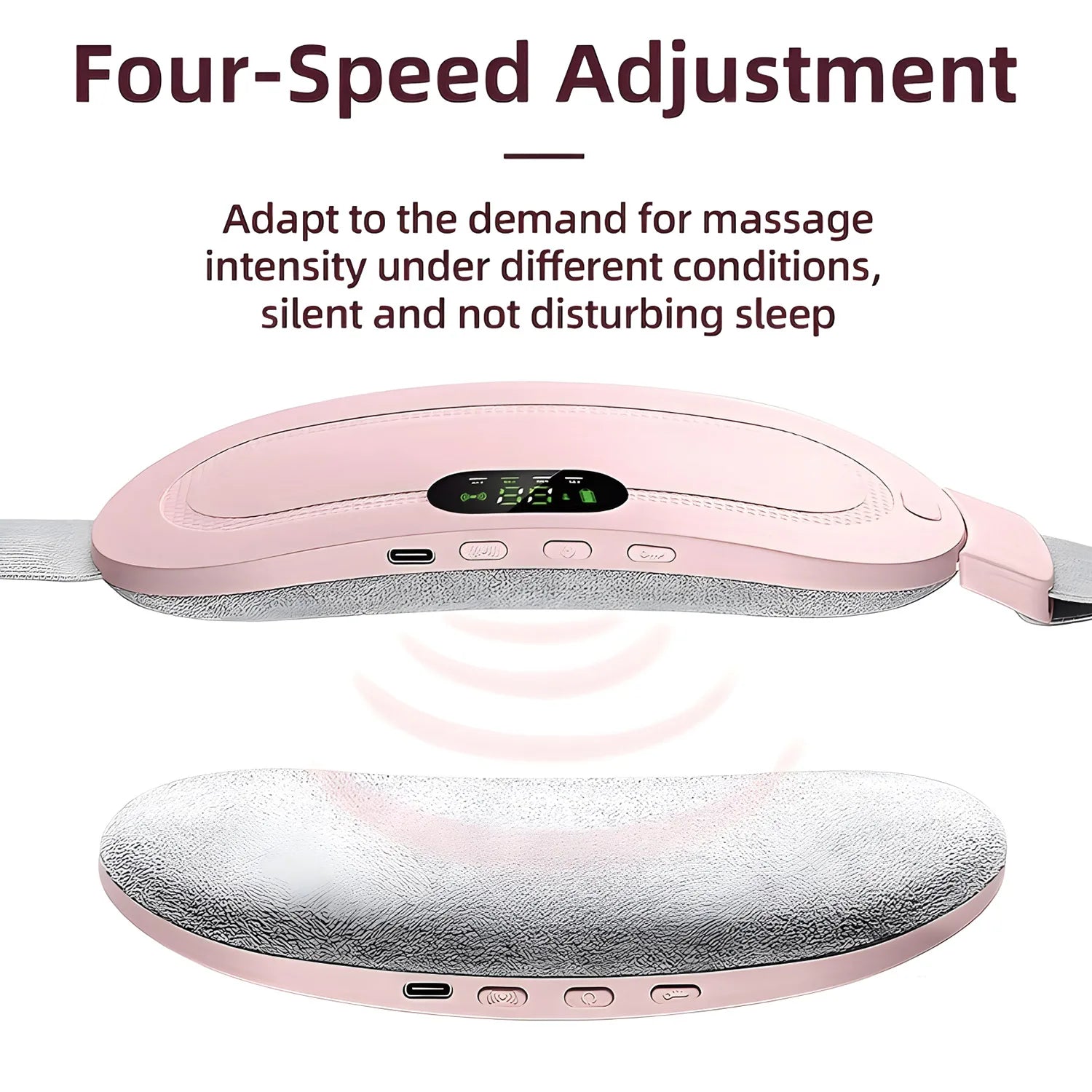 Portable Heating Pad Menstrual Heating Massager Belt Abdominal Belt Period Relief Thermal Massager Belly Warm Palace Belt - SHOPPING YARD