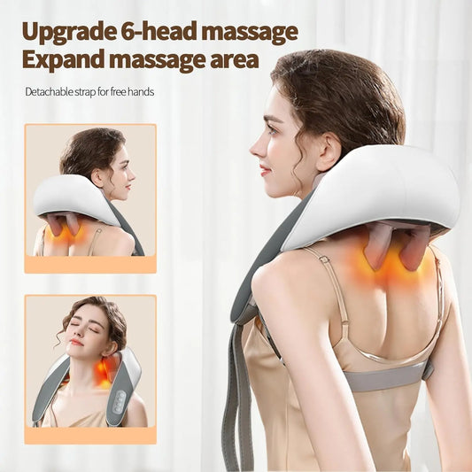 Massage Shawl Multi-function Cervical Massager Neck Back Neck Shoulder Massager - SHOPPING YARD
