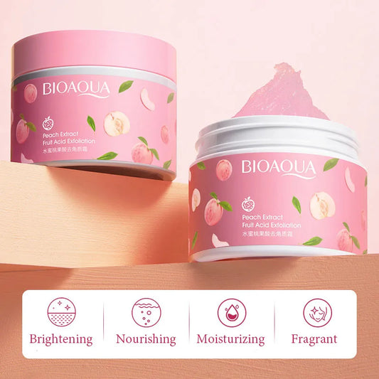 Peach Extract Fruit Acid Exfoliating Face Gel Cream