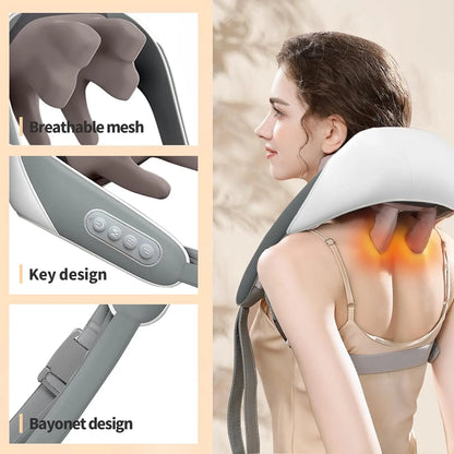 Massage Shawl Multi-function Cervical Massager Neck Back Neck Shoulder Massager - SHOPPING YARD