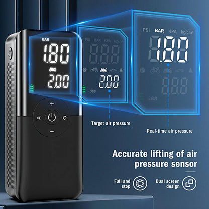 Portable Electric Air Pump – Fast Inflation, Compact and Powerful