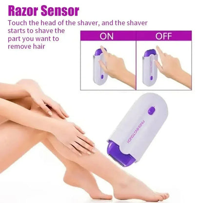 Women's Portable Mini Electric Hair Removal Device USB Charging Non Skin Damaging Intelligent Hair Removal Device - SHOPPING YARD