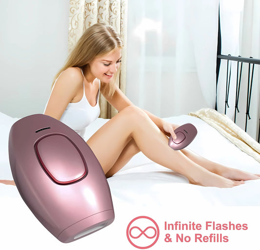 IPL Hair Removal Laser Epilator – Permanent Painless Hair Removal for Women, Portable & Efficient for Face, Body, Bikini Area - SHOPPING YARD