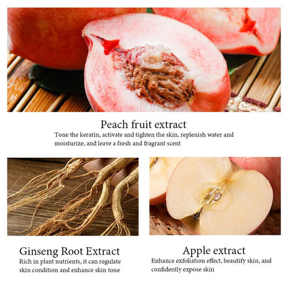 Peach Extract Fruit Acid Exfoliating Face Gel Cream