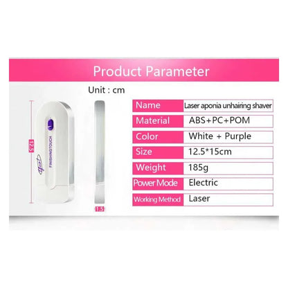 Women's Portable Mini Electric Hair Removal Device USB Charging Non Skin Damaging Intelligent Hair Removal Device - SHOPPING YARD