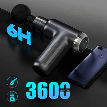 Portable Fascia Body Massager Gun Electric Muscle Massager Comes with 4 Replaceable Heads Great Gift for Both Men And Women - SHOPPING YARD