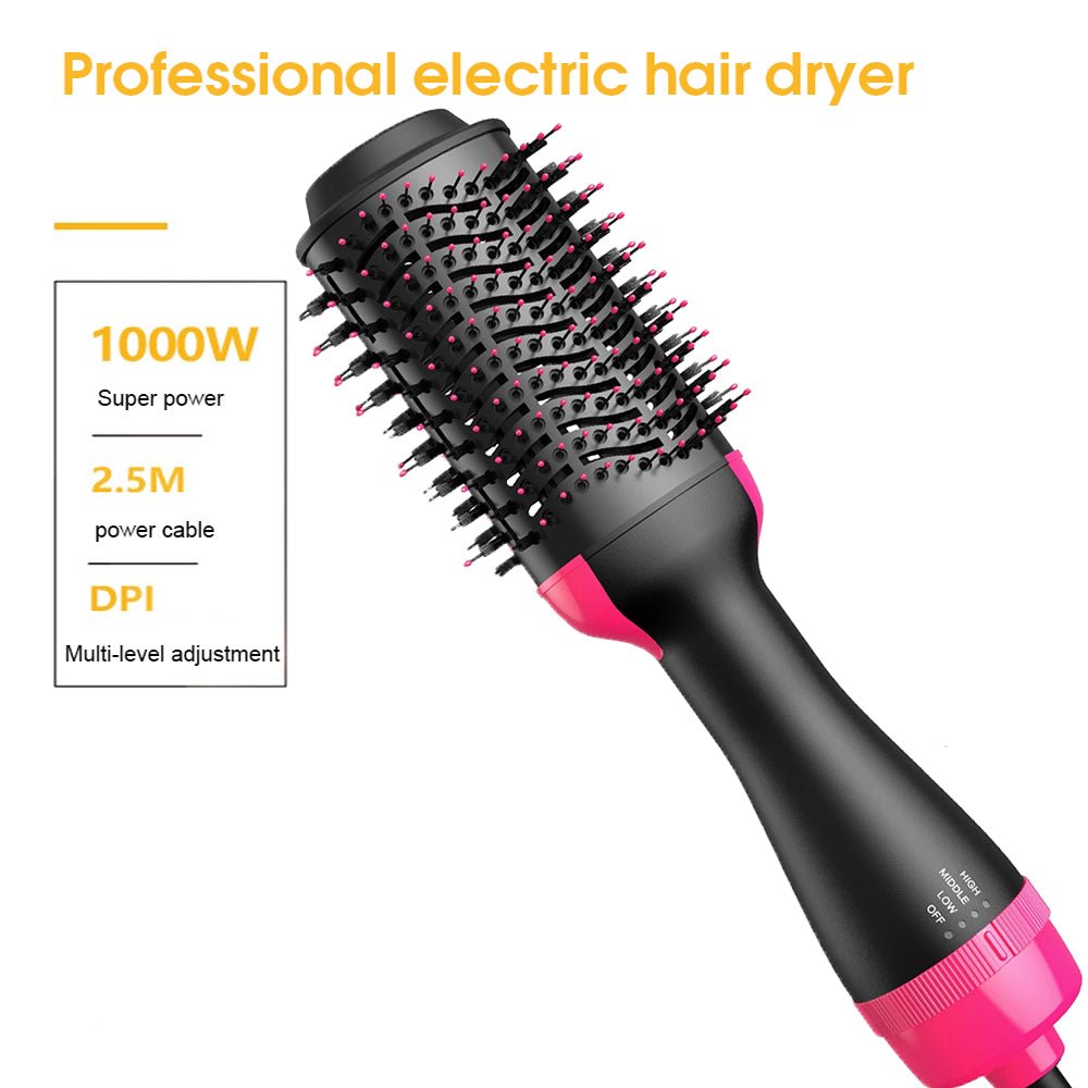 3-in-1 One Step Hot Air Brush Hair Dryer, Styler & Volumizer - SHOPPING YARD