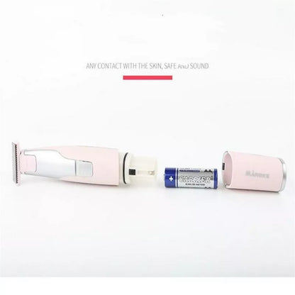 Electric Lady Shaver Hair Removal Apparatus Whole Body Washing Shaving Knife Dry Battery Male Shaver Cross-border - SHOPPING YARD