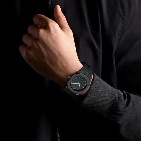 Stainless Steel Arabic Aura Watch